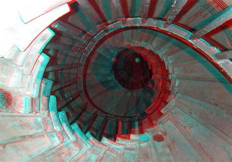 Out And About Inside The Monument In Anaglyph D Stereo Red Blue Cyan Glasses To View D