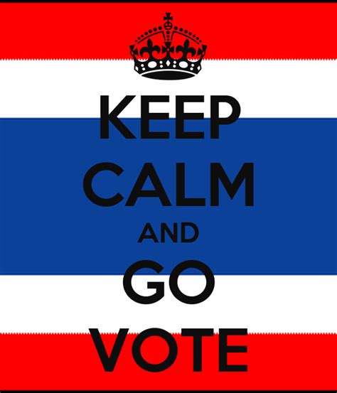Keep Calm And Go Vote Poster Ariya Keep Calm O Matic