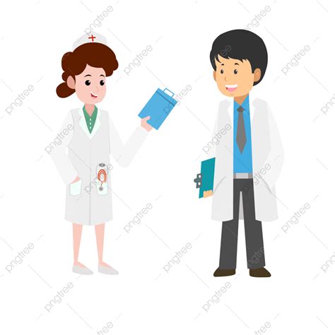 Gambar Perawat Dokter Karakter Kartun Perawat Dokter Malaikat Berbaju
