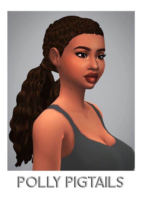 Elliandra Sims 4 Curly Hair Sims Hair Sims 4 Black Hair