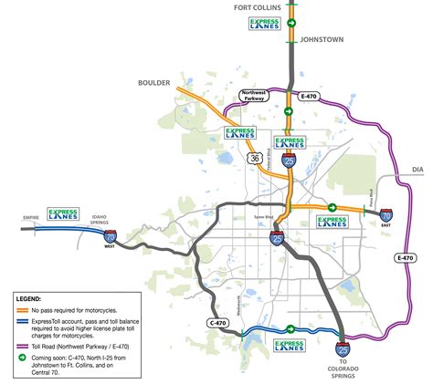 Colorado E 470 Toll Map Get Map Update