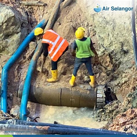 Air Selangor 38 Pct Of Burst Pipe Repair Works In Taman Sungai Sering