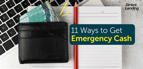 11 Ways To Get Emergency Cash Immediately Malaysia Edition Direct Lending