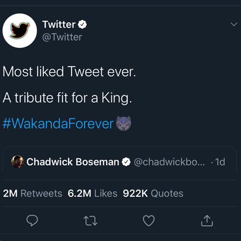 Chadwick Bosemans Last Tweet Becomes Most Liked Post In Twitter History Kuulpeeps Ghana