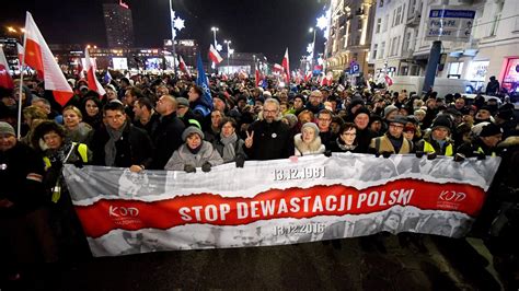 Protests Erupt in Poland Over New Law on Public Gatherings - The New ...