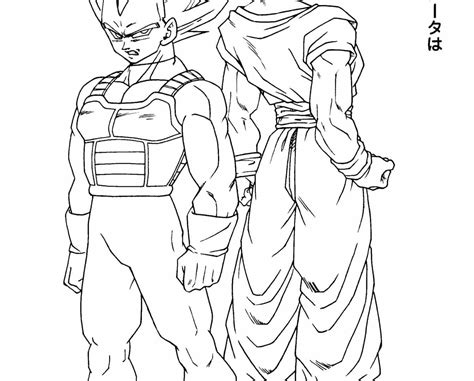 Search through 623,989 free printable. Goku And Vegeta Coloring Pages at GetColorings.com | Free ...