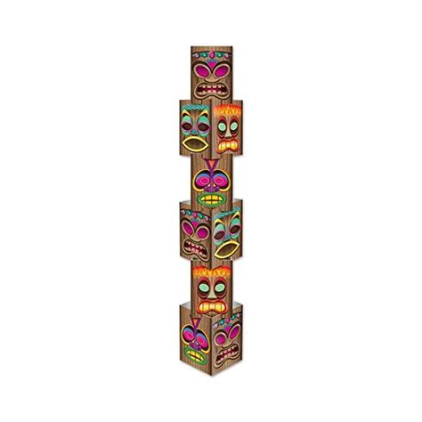 Beistle 54073 Tiki Column 12 Inch By 5 Feet 714 Inch ⋆ The Theme Party