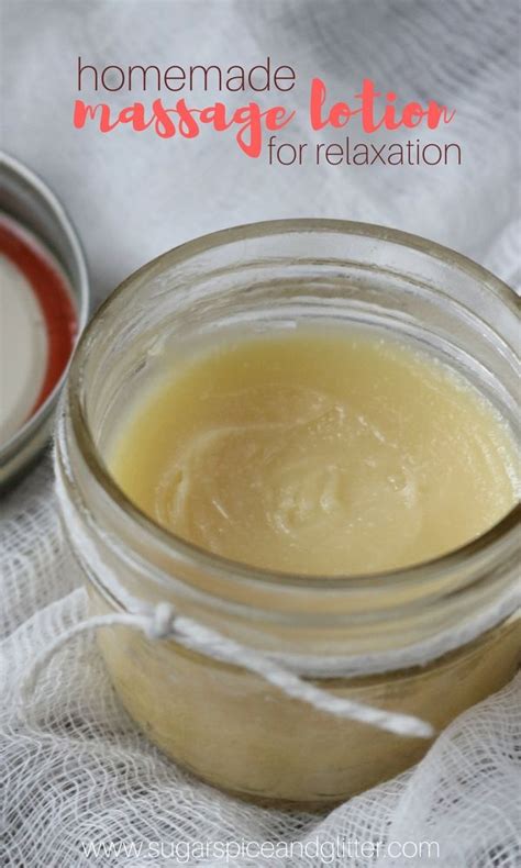 homemade massage lotion for relaxation massages a thoughtful homemade t made with essential