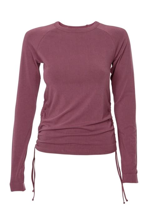 Run And Relax Tie Me Up Bamboo Long Sleeve Rosa Follestad