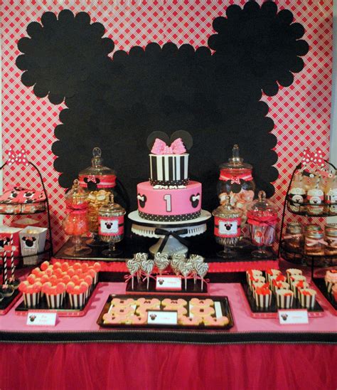 Karos Fun Land Modern Minnie Mouse Inspired Birthday Party