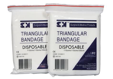 Bandage Triangular Disposable Cm Uneedit Supplies Pty Ltd