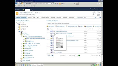 Sharepoint Integration By Seeunity Document Previews Youtube