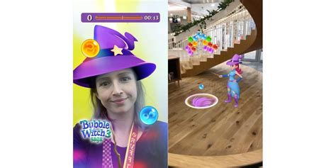Bubble Witch 3 Saga Players Can Unlock Snapchat Lenses Filters This