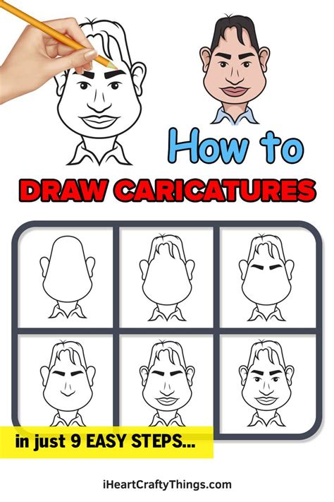 How To Draw A Caricature Step By Step Guide Caricature Caricature
