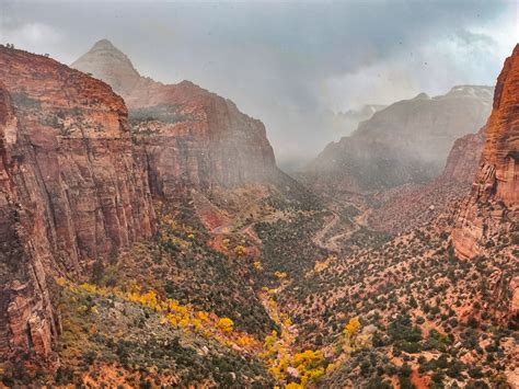 Hiking The Canyon Overlook Trail In Zion National Park