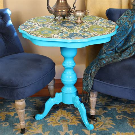 Mark Montano Decoupaged Fabric Table Makeover