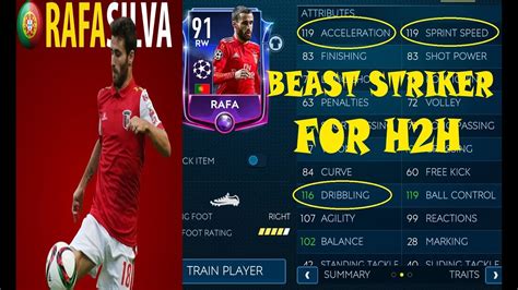 The left wingers have exactly the same role as their team mates from the other side. Beast Strikers RAFA Silva & H2H Gameplay !!! FIFA MOBILE ...