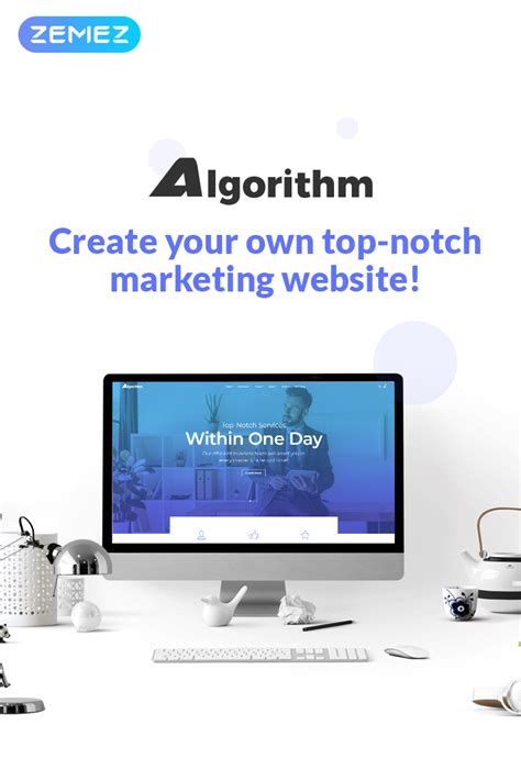 Algorithm Business Marketing Elementor Wordpress Theme Top Quality