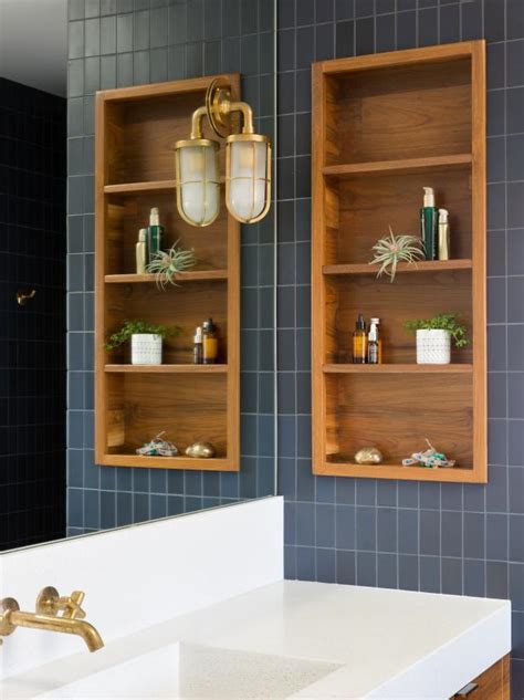 Use a corner or section of your walls to add a few shelves to place any toiletries or. 40 Clever Bathroom Storage Ideas | Clever Bathroom ...
