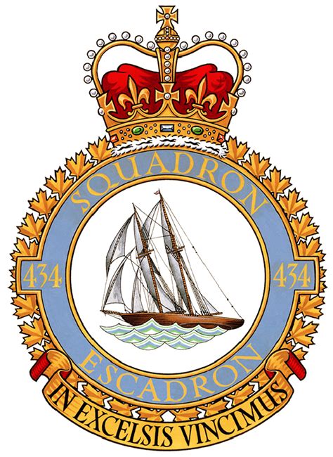 No 434 Squadron, Royal Canadian Air Force - Coat of arms (crest) of No 434 Squadron, Royal ...
