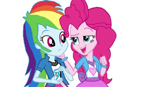 Pinkie Pie Flirting With Rainbow Dash By Ktd On Deviantart