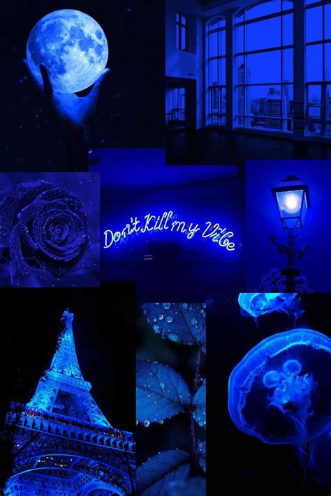 Royal Blue Aesthetic Blue Mood Board Pictures