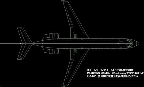 Aircraft Drawings Actual Dimensions 4 Views Dwg Block For Autocad