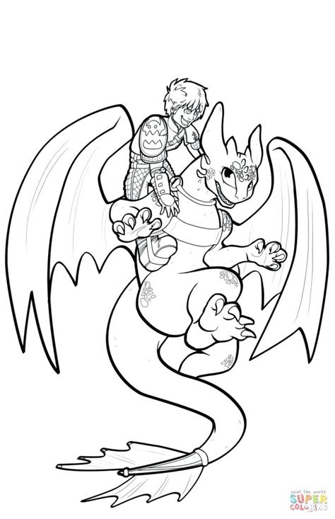 Showing 12 coloring pages related to toothless. Hiccup Coloring Pages at GetColorings.com | Free printable ...