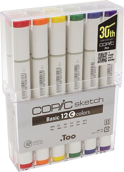 Buy Copic Sketch Marker 12 Piece Sketch Basic C Set Online At Lowest