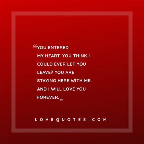 I Will Love You Forever Love Quotes
