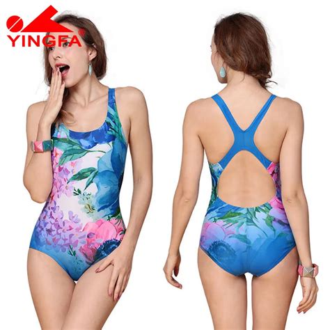 yingfa 2017 new sexy sport suits one piece swimsuits swimwear women summer padded swimsuit