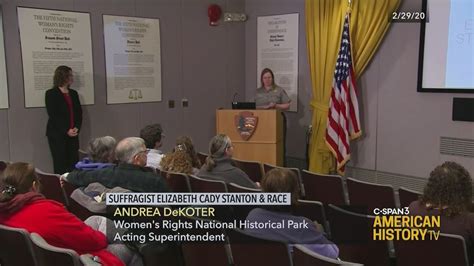 Suffragist Elizabeth Cady Stanton And Race C Span Org