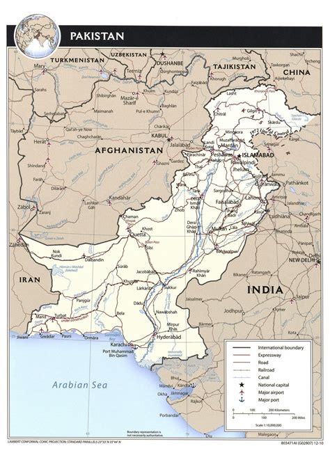 Maps Of Pakistan Detailed Map Of Pakistan In English Tourist Map Of