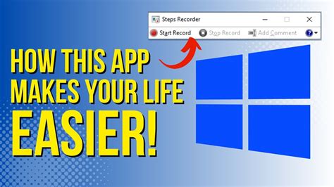 Steps Recorder The Free Windows Program For Creating Tutorials And
