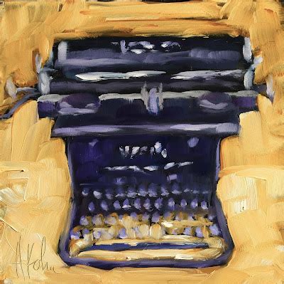 Hallie Kohn Art Silent Typewriter