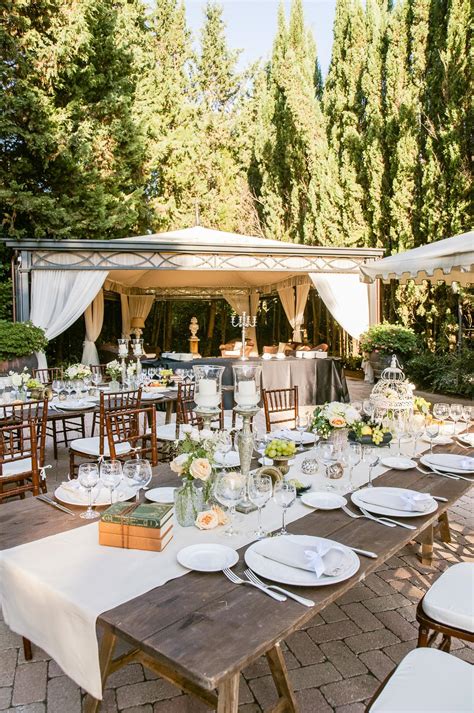 Great Gatsby Inspired Garden Party Wedding In Tuscany