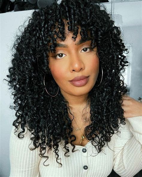 18 Stunning Hairstyles With Curly Curtain Bangs Naturallycurly Com