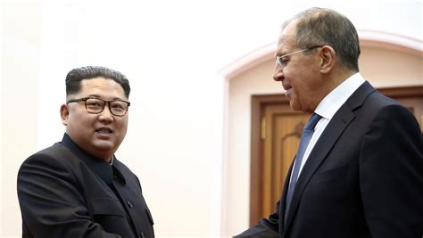 north korea kim jong un meets russian fm sergey lavrov