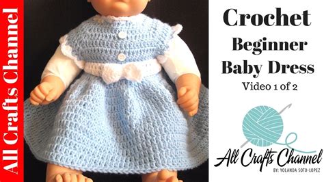 Easy Crochet Baby Dress Beginner Level Youtube