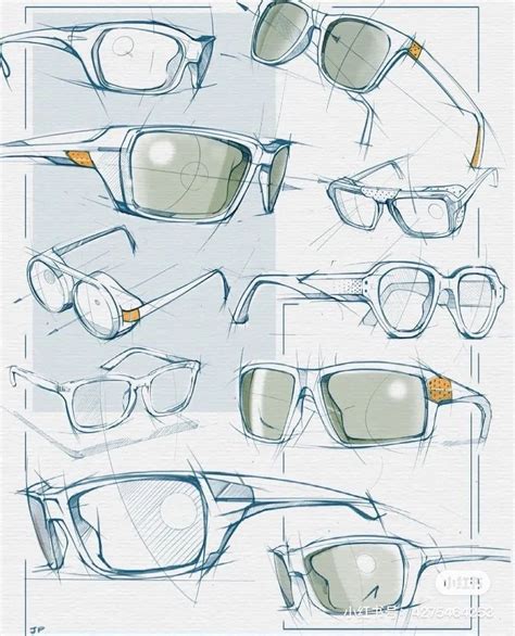 Drawing Sunglasses Glasses Sketch Object Drawing Industrial Design