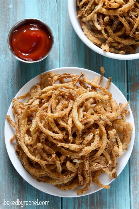 Maybe you would like to learn more about one of these? Baked by Rachel » Crispy Fried Onion Strings