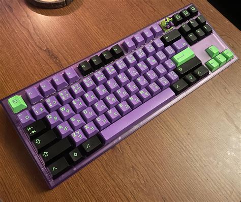 Atomic Purple NK87 Entry and GMK Mecha-01. A match made in heaven