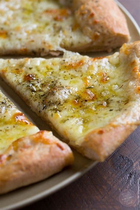 A Classic White Pizza With A Whole Wheat Blend Crust Is The Perfect
