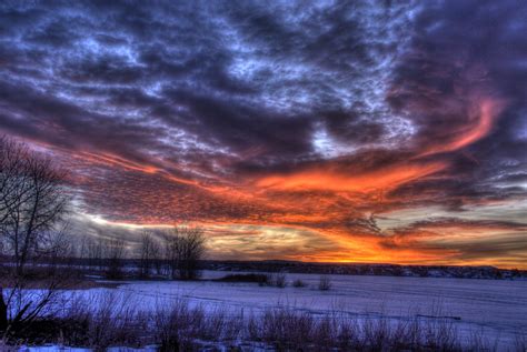 Sunrise Sunrise Over Snow Covered Frozen Chatfield Lake Flickr