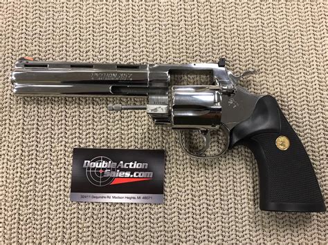 Colt Python 60in 357 Magnum Mfg 1987 Like New In Box Double