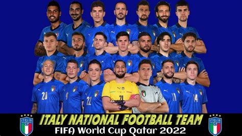 Italy National Football Team World Cup Qatar Youtube