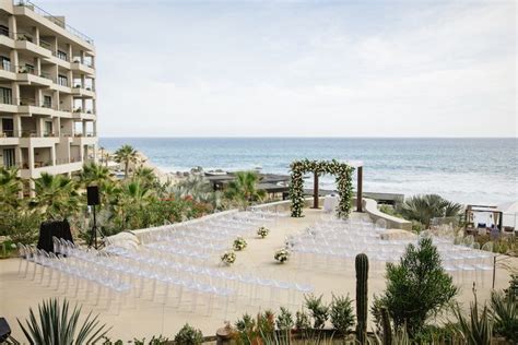 Uniquely Glamorous Pink And Black Beach Destination Wedding In Cabo