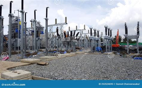 115kv Switchyard Stock Image Image Of Environment Aluminium 253524695