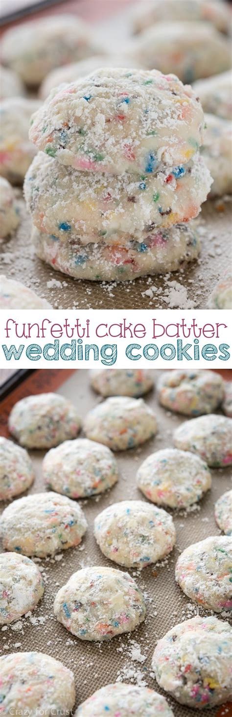 Join cookie monster, carla hall, and chef gonger for some unparalleled fun in the kitchen! Funfetti Cake Batter Wedding Cookies | Recipe | Tea cakes, Russian tea cake, Desserts