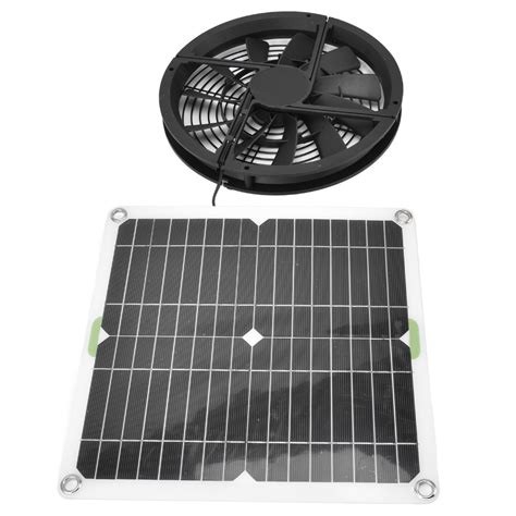 Eotvia Solar Greenhouse Fansolar Fansolar Panel Fan Kit 10in 100w
